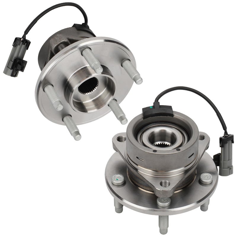 IRONTEK Front Wheel Hub and Bearing Assembly 513206 Compatible for Pontiac 05-06 Pursuit, for Chevrolet 06-11 HHR, for Pontiac 07-09 G5, for Chevrolet Cobalt, W/ABS 5 Lugs Wheel Hub Assembly 2 PCS - Image 1